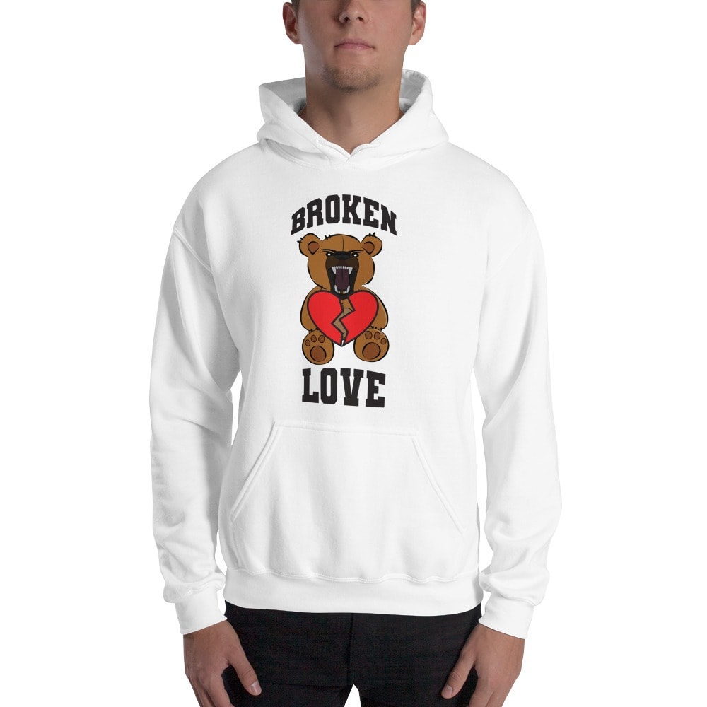 Broken Love V#2 by Malik Hamilton Hoodie, Black Logo