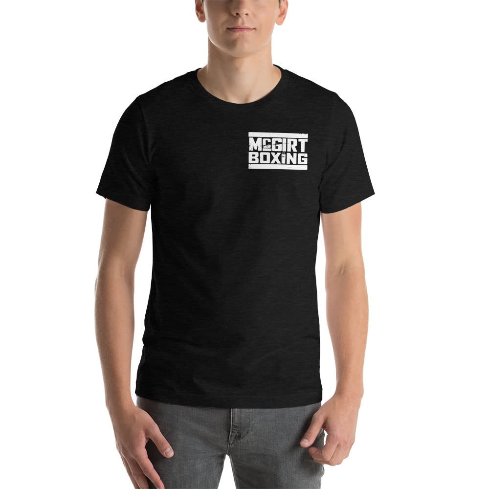 McGirt Boxing by James "Buddy" McGirt, Men's T-Shirt, White Mini Logo