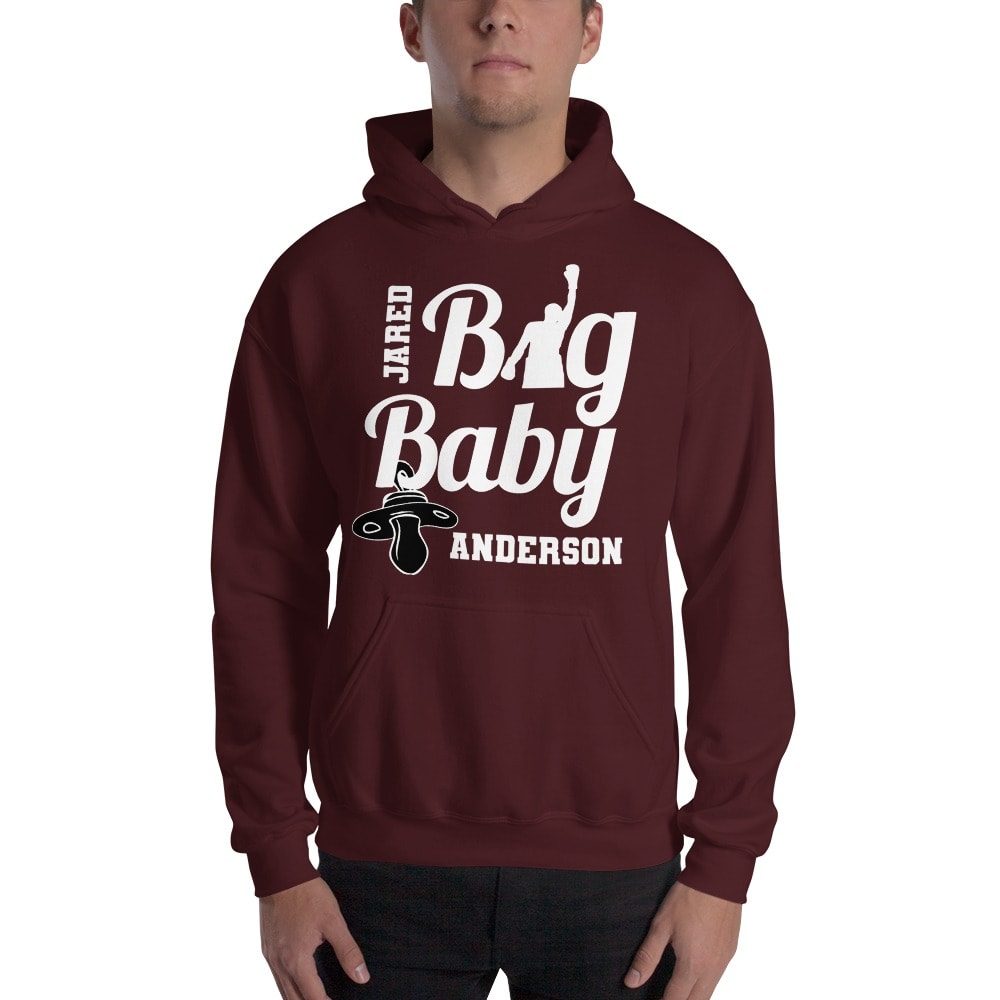 Jared "Big Baby" Anderson Hoodie, White Logo