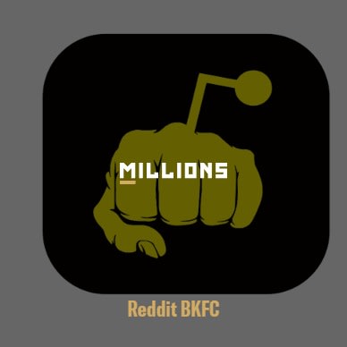 Join Other Content Creator, Reddit BKFC, for a live streaming event on MILLIONS.co