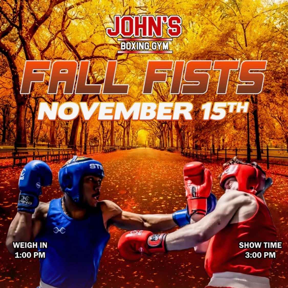 New York Boxing Metro Presents Fall Fists