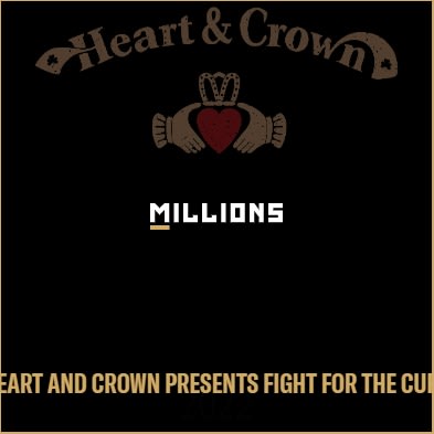 Join Boxing Gym, Heart and Crown Presents Fight for the Cure, for a live streaming event on MILLIONS.co