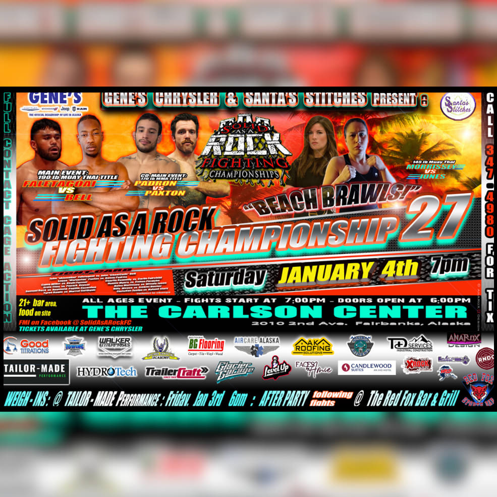 Solid As A Rock FC 27- Beach Brawls