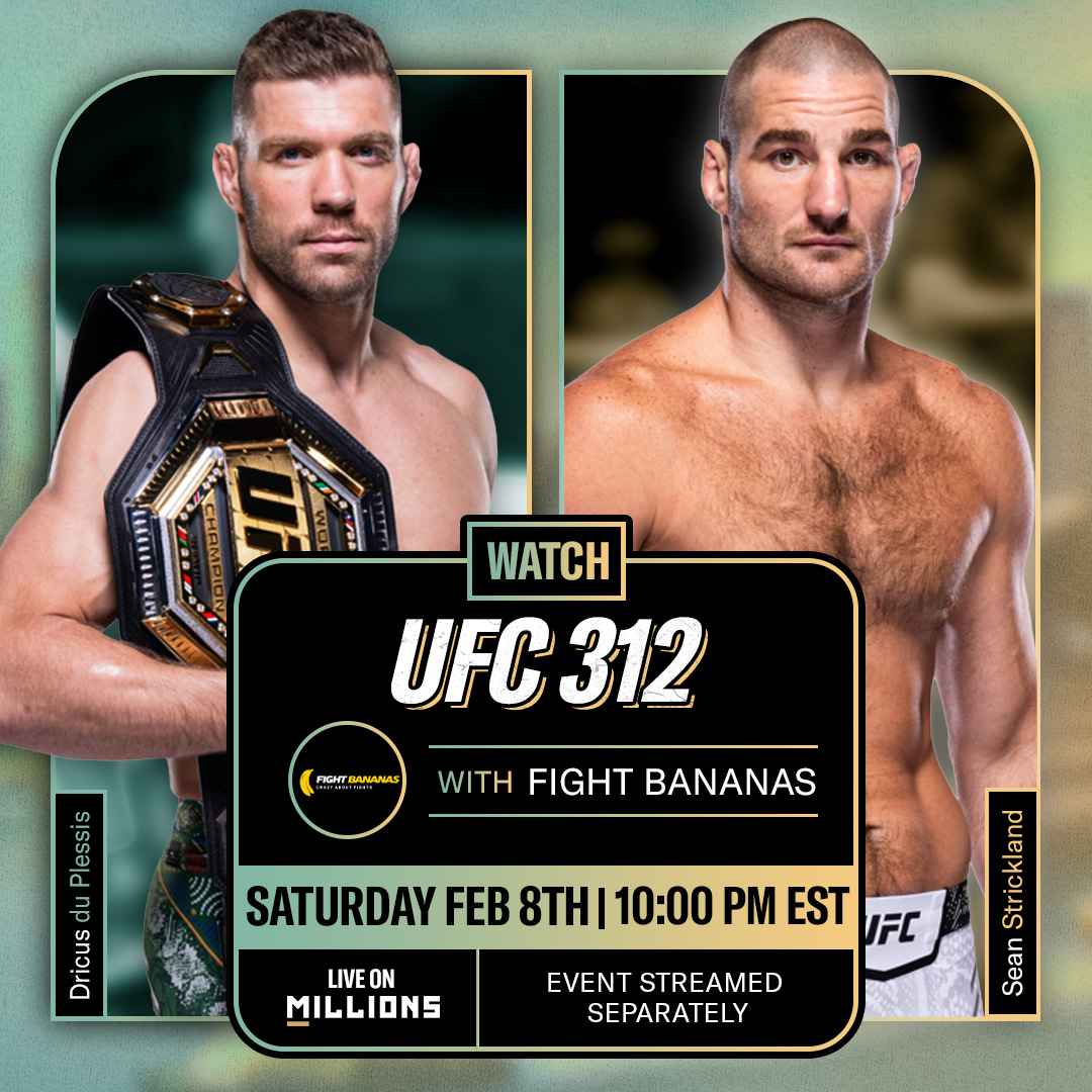 Fight Bananas. LIVE UFC Watchparty. February 8th, 2024