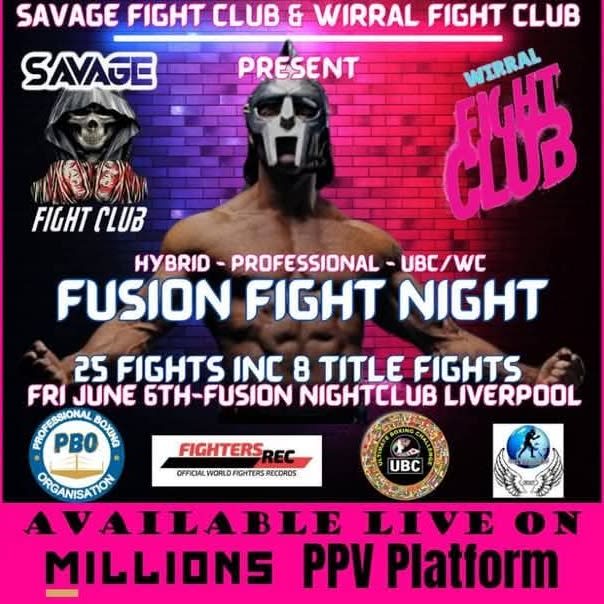 Savage Fight Club x Wirral Fight Club - Fusion Fight Night
