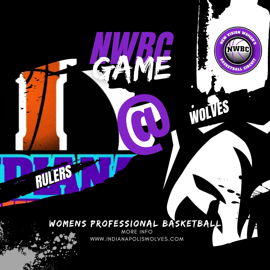 Indiana Rulers vs Indianapolis Wolves | Women's Professional Basketball | NWBC