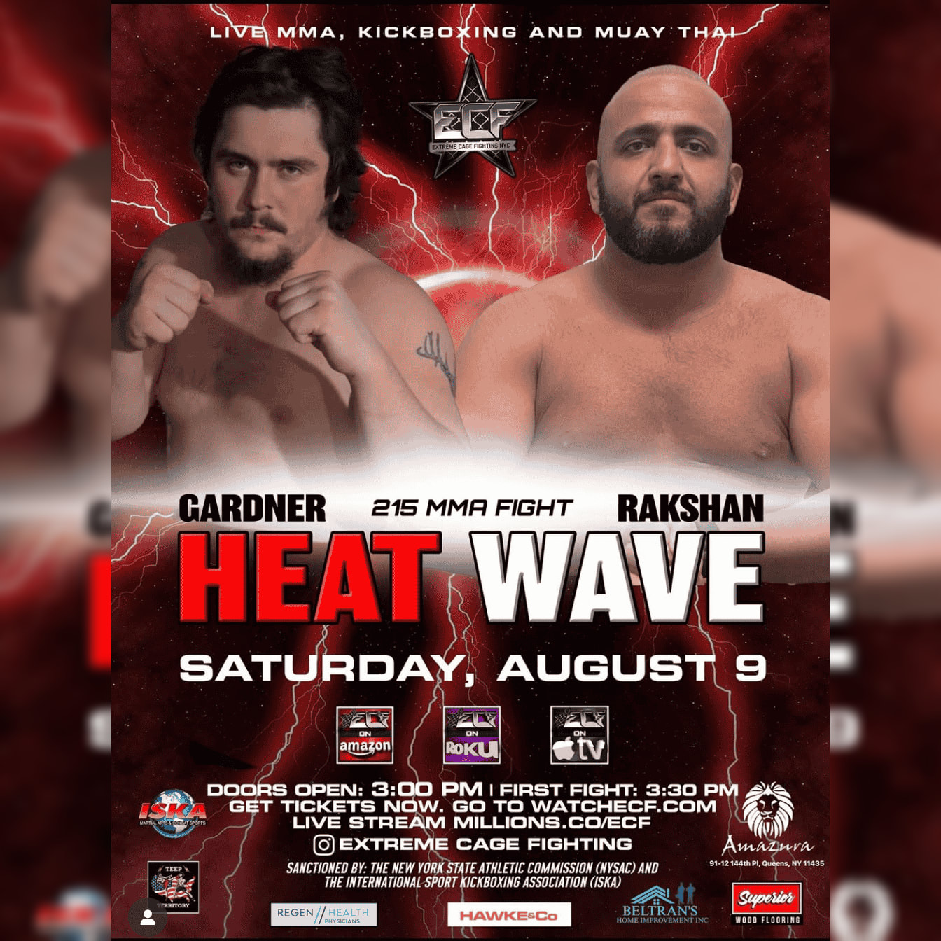 Extreme Cage Fighting Presents Heat Wave