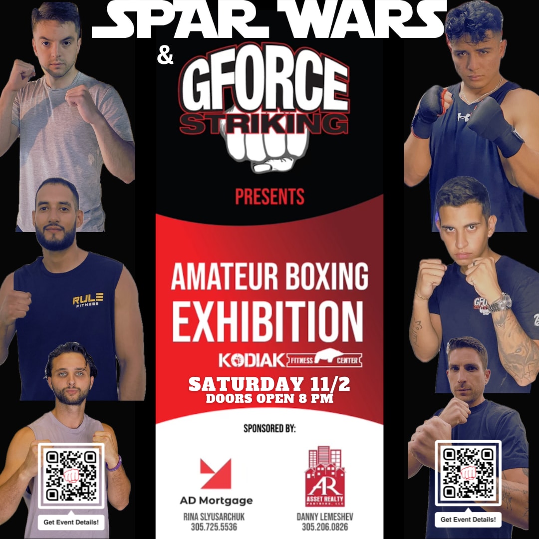 Spar Wars And GFORCE Presents An Amateur Boxing Exhibition