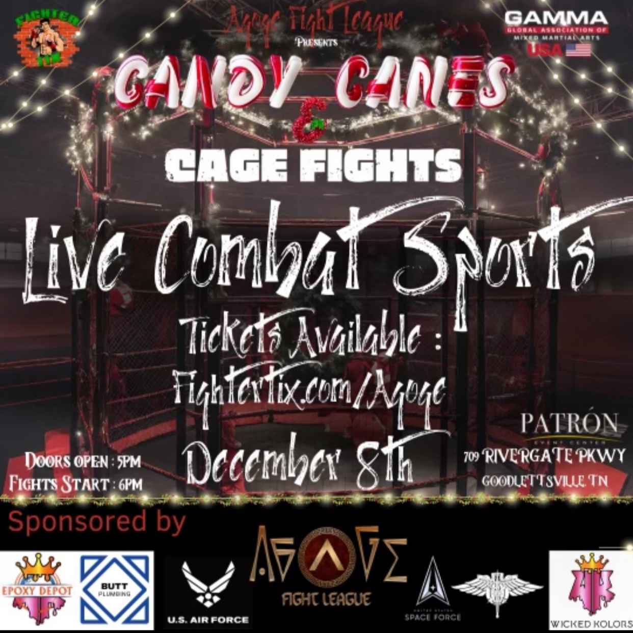 Agoge Fight League Presents Candy Canes and Cage Fights!
