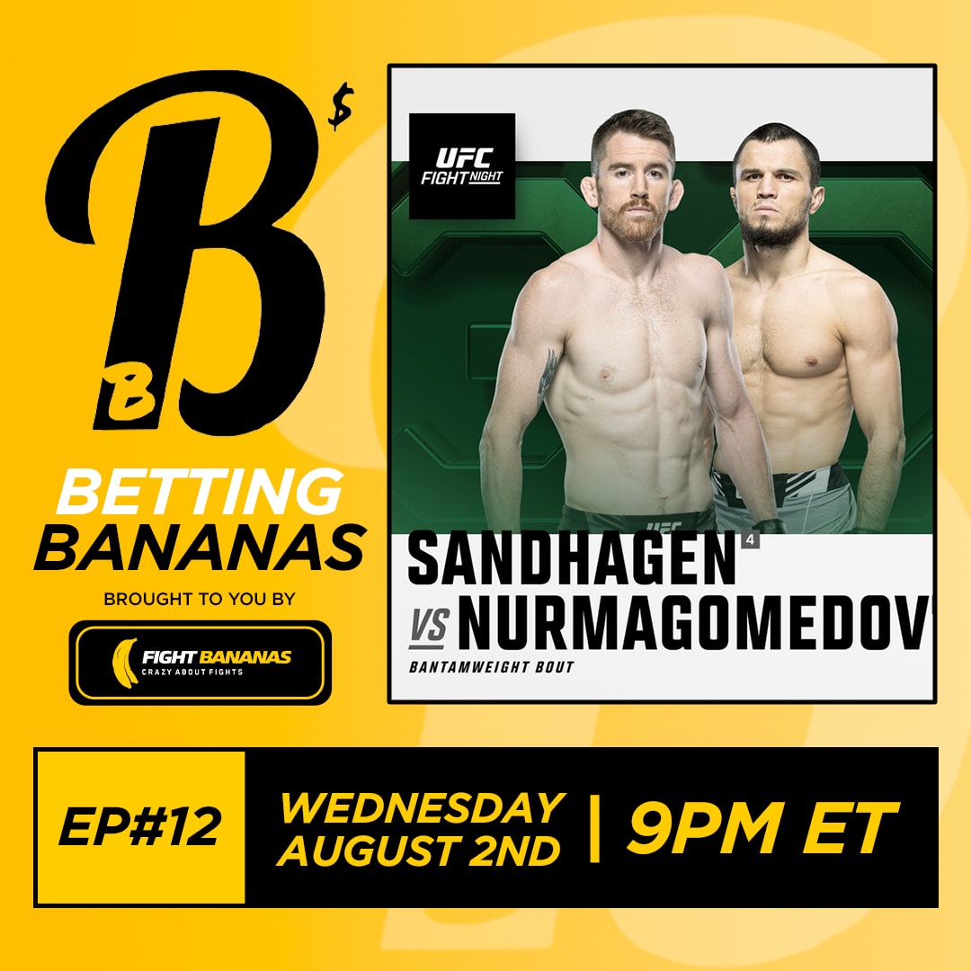 Fight Bananas. Podcast. Betting Bananas - Episode 12. August 2nd, 2023