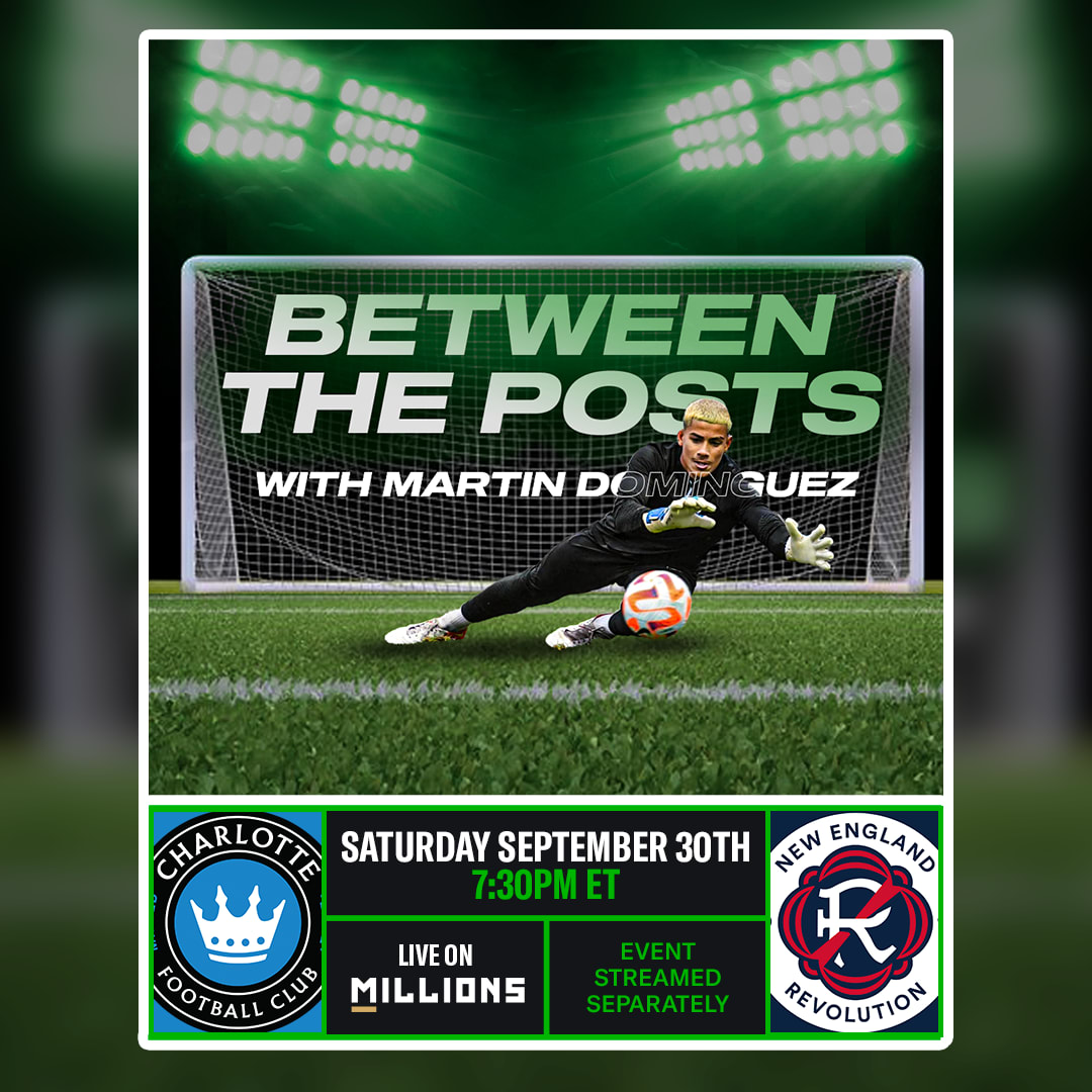 Martin Dominguez. MLS WatchParty. Game streamed separately. September 30th, 2023, Only on MILLIONS.co