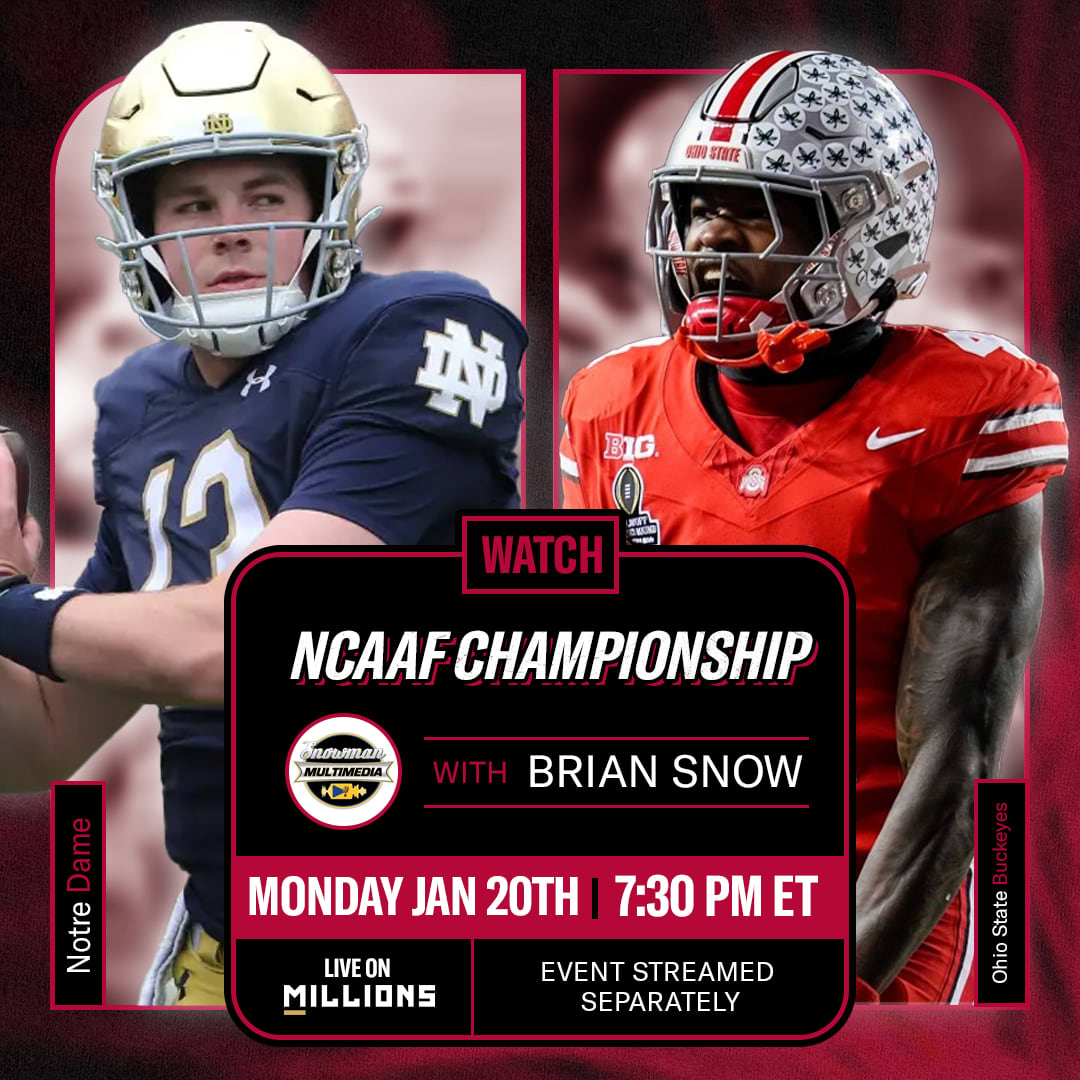 Brian Snow. LIVE NCCAF Championship Watchparty. January 20th, 2024