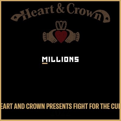 Join Boxing Gym, Heart and Crown Presents Fight for the Cure, for a live streaming event on MILLIONS.co