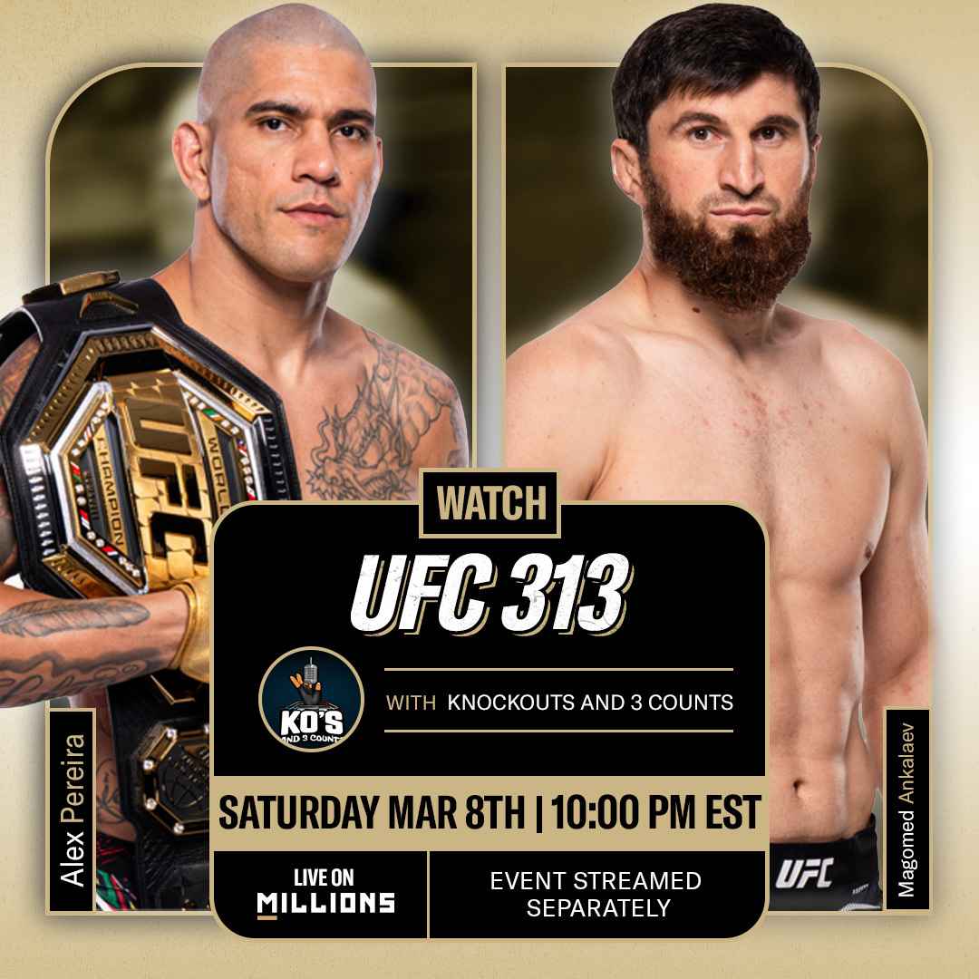 Knockouts and 3 Counts. LIVE UFC Watchparty.