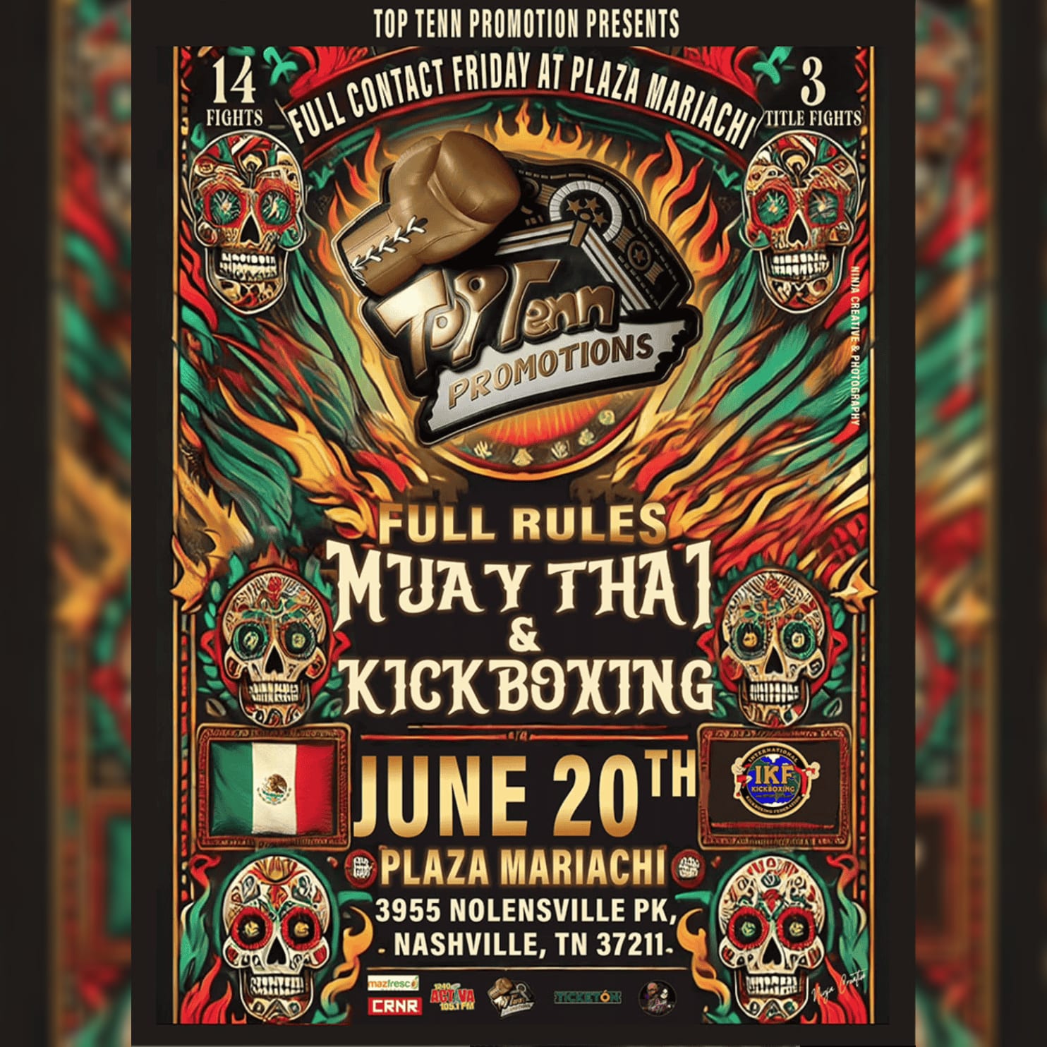 FULL CONTACT FRIDAY at Plaza Mariachi