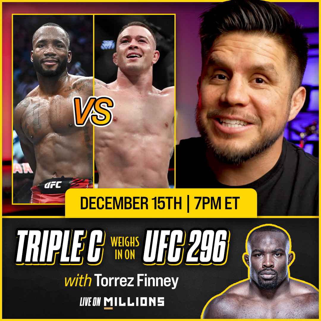 Henry Cejudo. UFC WatchParty. Fight streamed separately. December 15th, 2023, Only on MILLIONS.co