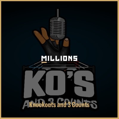 Join MMA Content Creator, Knockouts and 3 Counts, for a live streaming event on MILLIONS.co