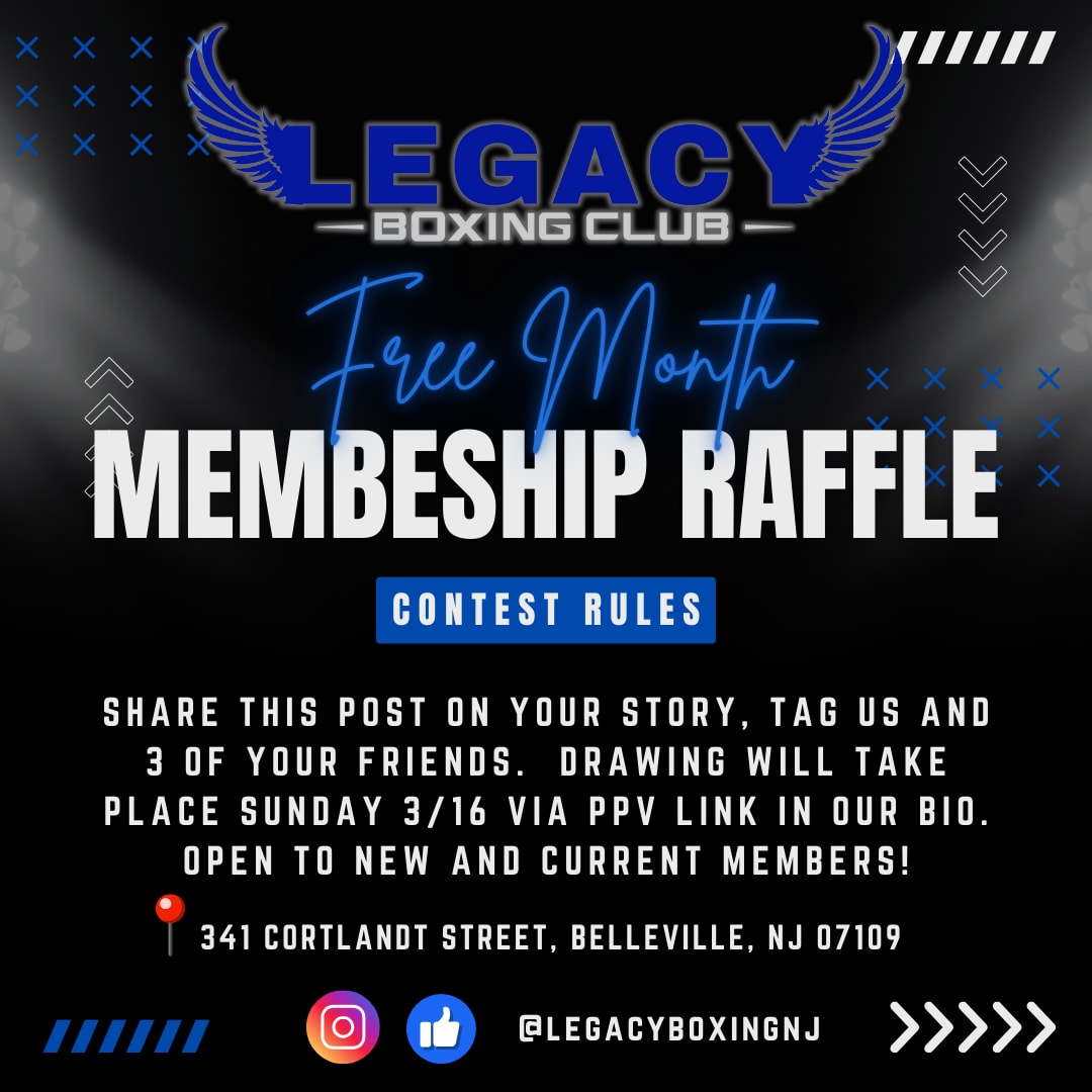 Win a FREE Month at Legacy Boxing Club Belleville