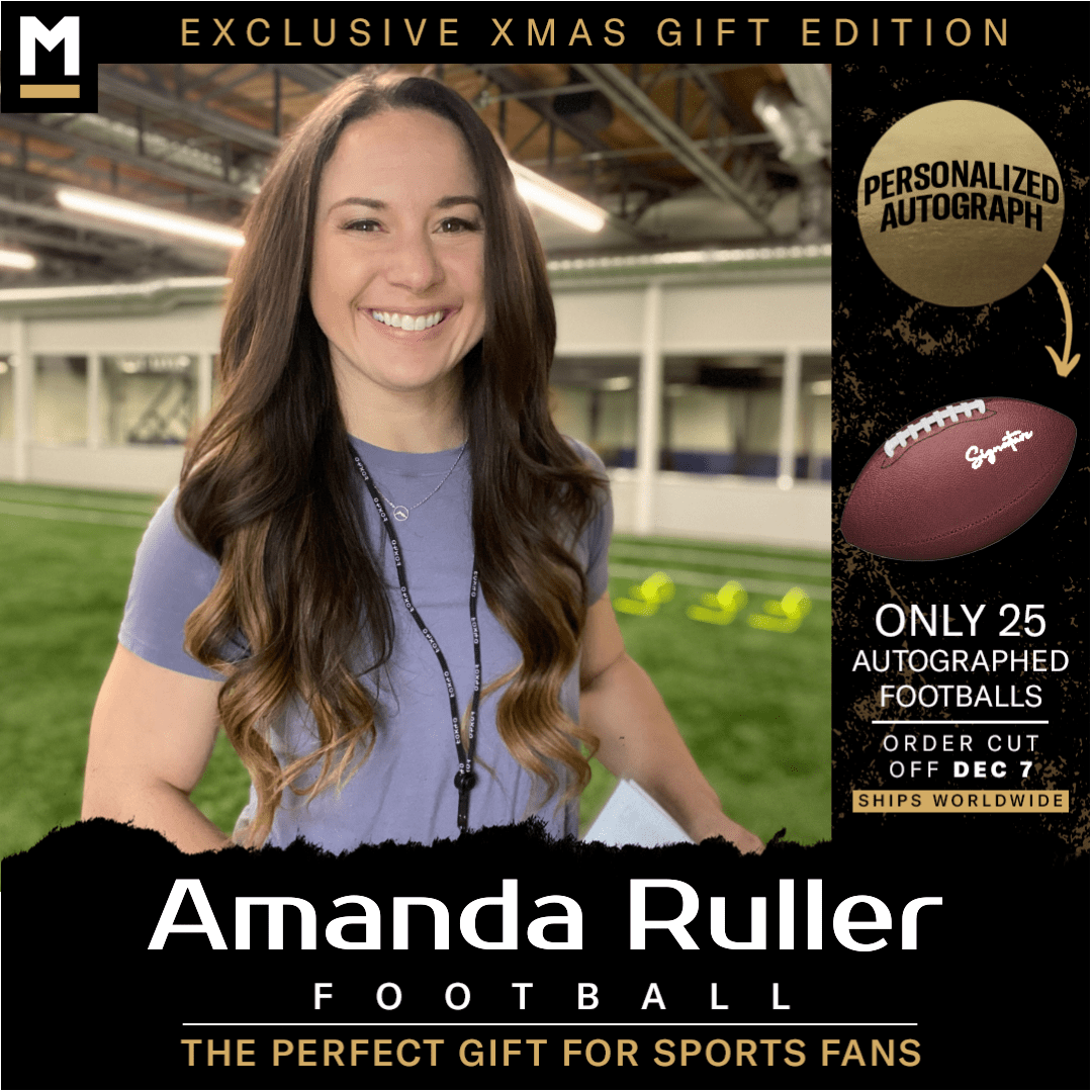Amanda Ruller Autographed Football