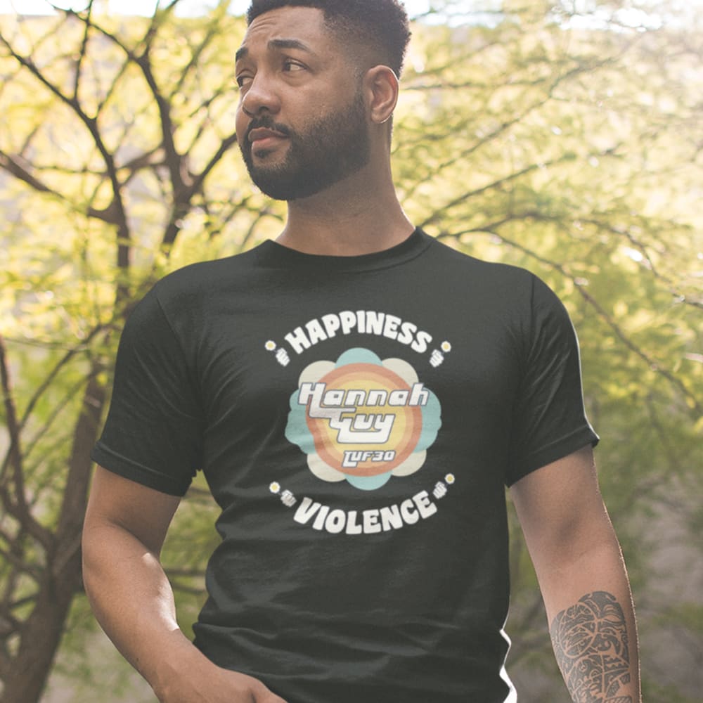 Hannah Guy Happiness & Violence Men's T-Shirt
