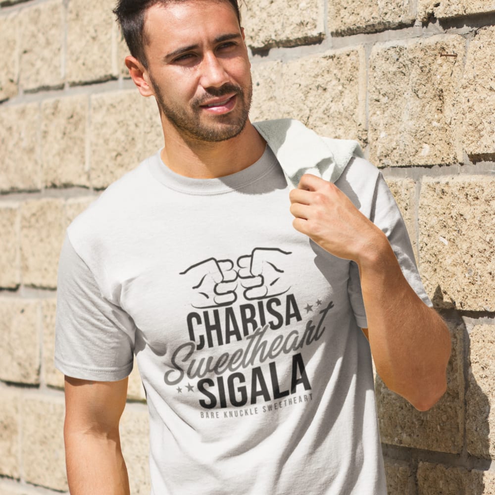 Bare Knuckle Sweetheart  by Charisa Sigala Men's T-Shirt