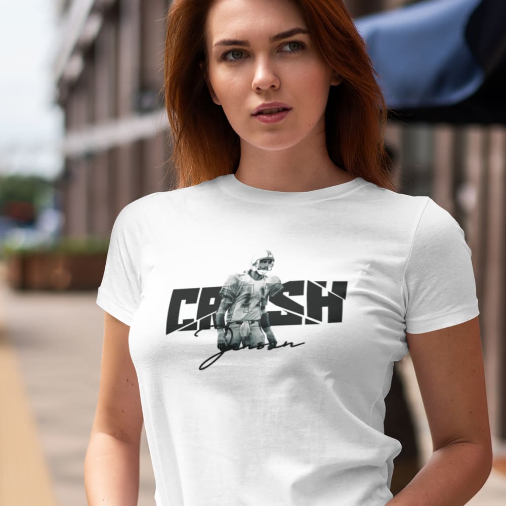 Jim Jensen CRASH Women's T-Shirt, Black Logo