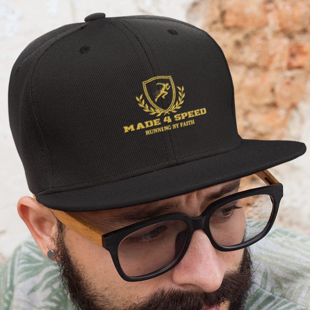  " Made 4 Speed Running by Faith " by Ingrid Domkpo Hat