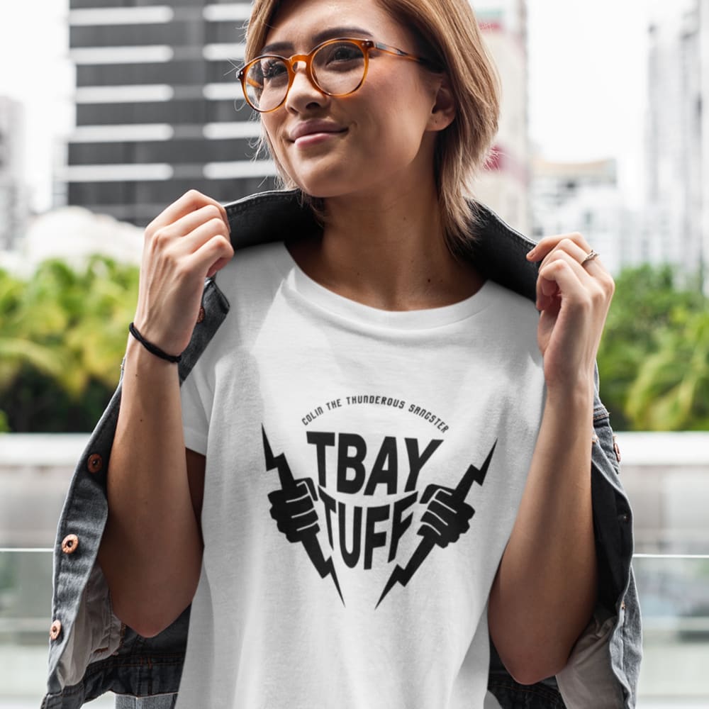 TBAY TUFF by Colin Sangster, Women's T-Shirt, Black Logo
