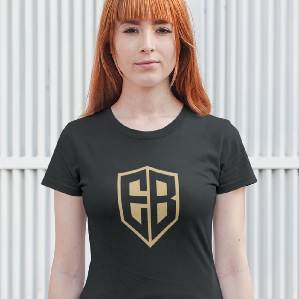 Ebanie Bridges Signature Women's T-Shirt, Gold Logo