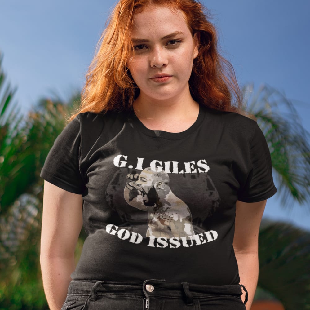 God Issued by Trevin Giles, Women's T-Shirt, Light Logo