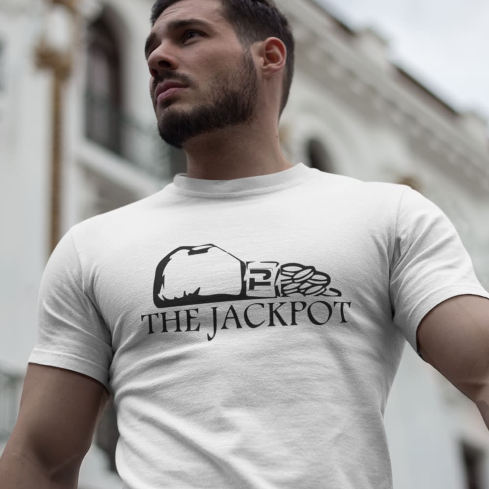 TJ "The Jackpot", Men's T-Shirt, Black Logo