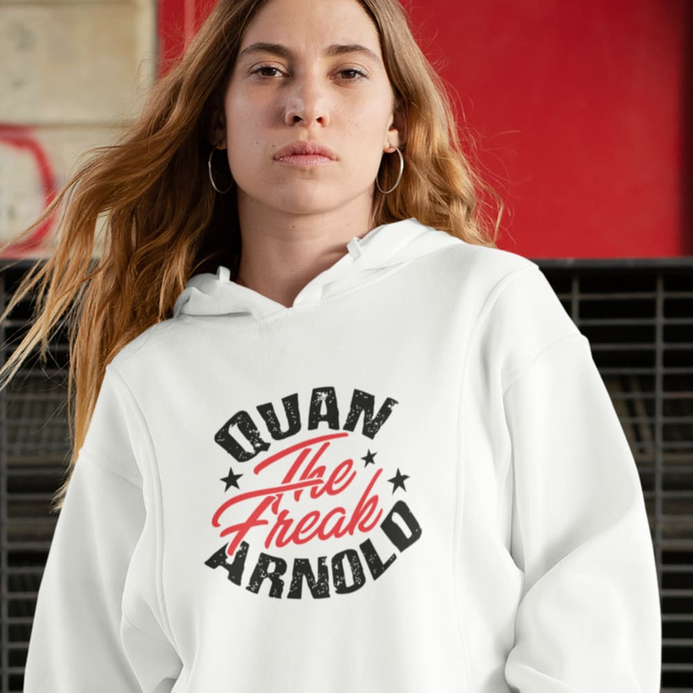 “the freak” Quan Arnold Women's Hoodie, Black Logo