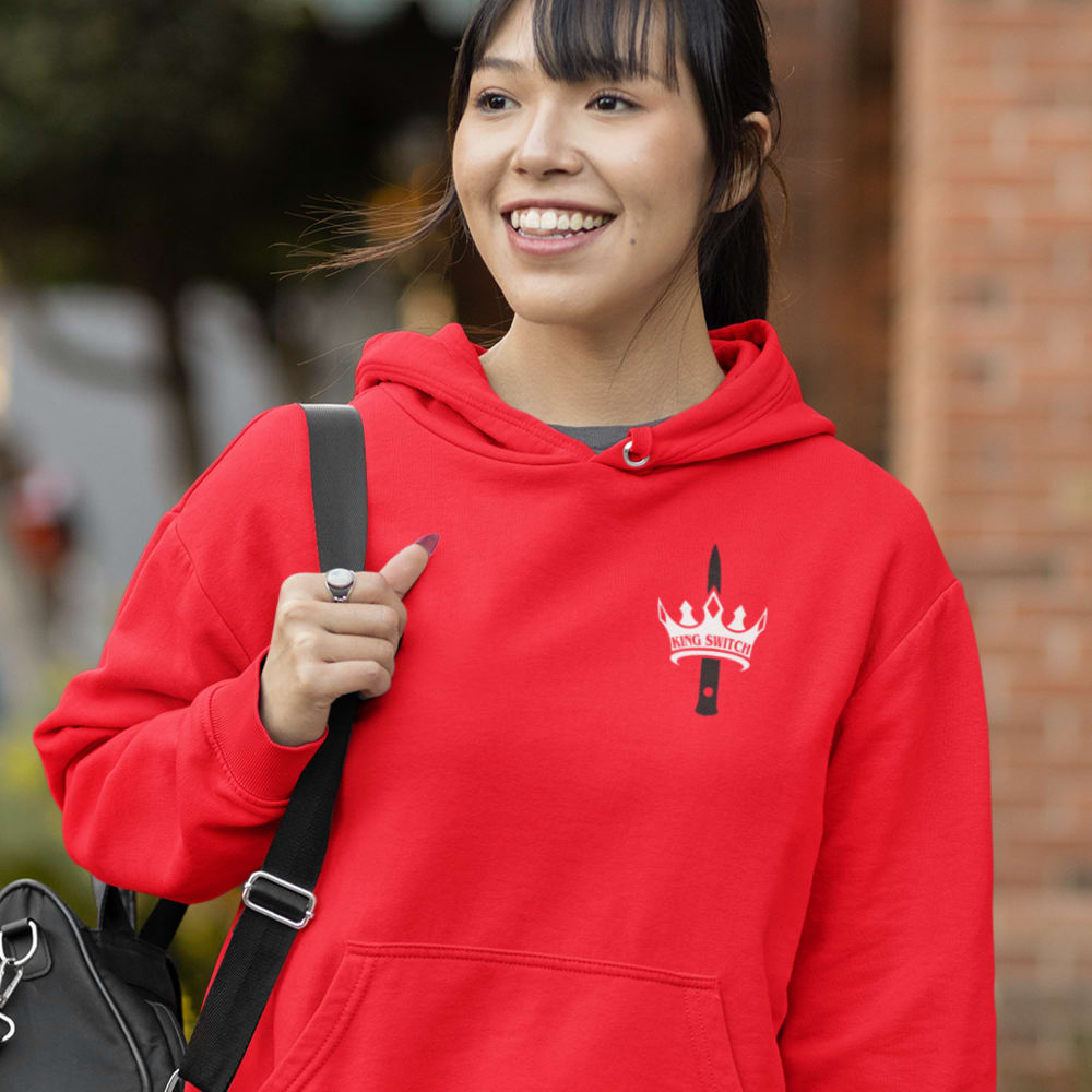 Jay White "King Switch" by MAWI, Women's Hoodie, Red