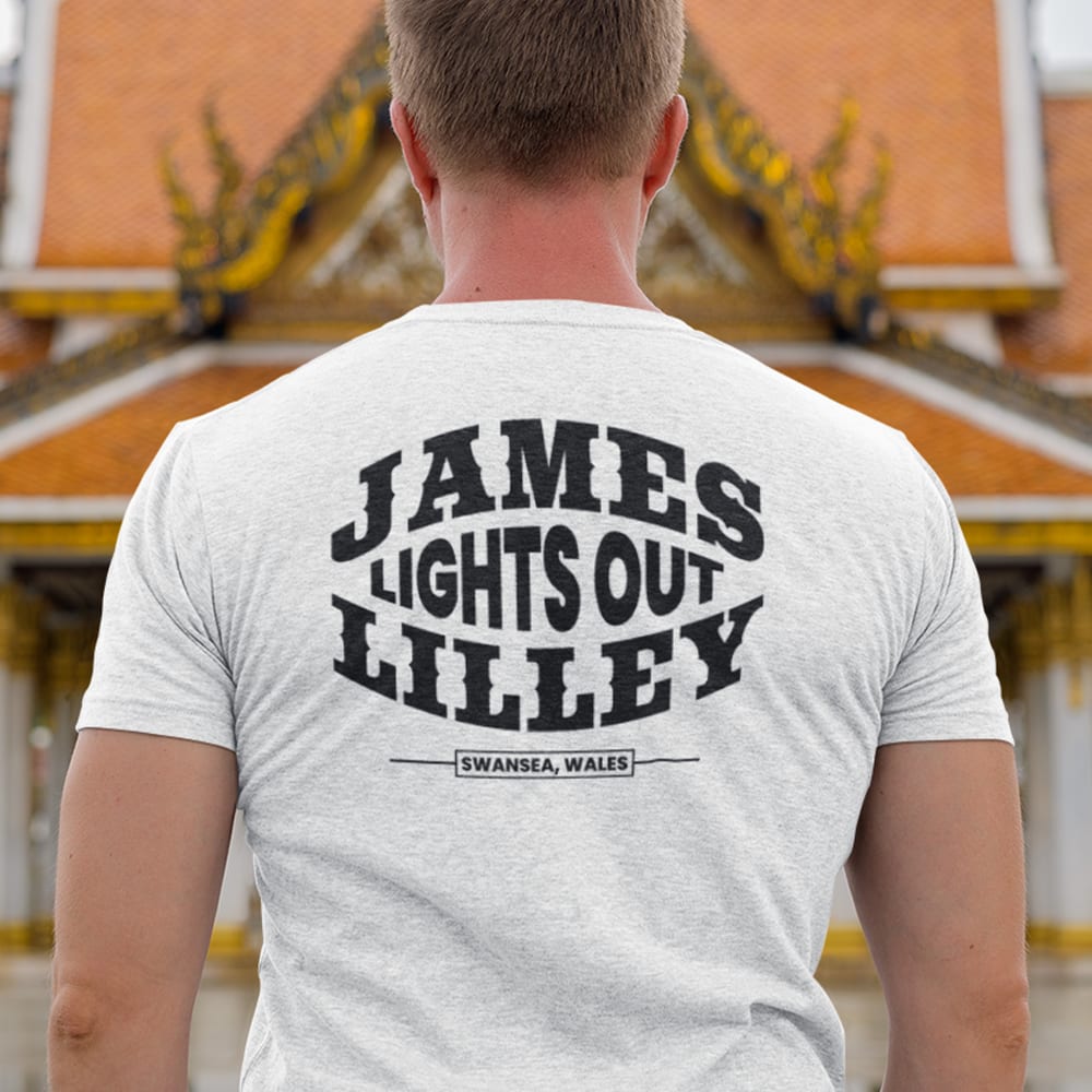 Lights Out by James Lilley Unisex T-Shirt, Dark Logo