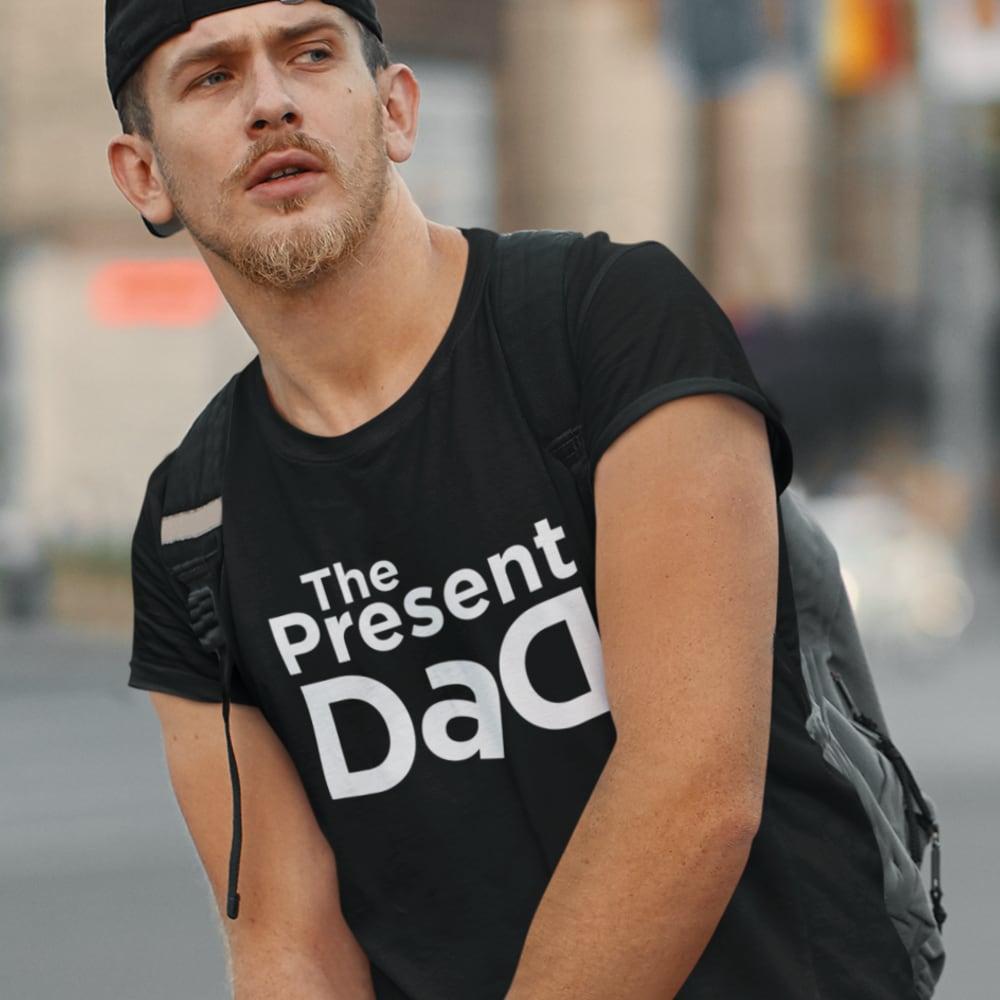The Present Dad by George Jones T-Shirt, White Logo