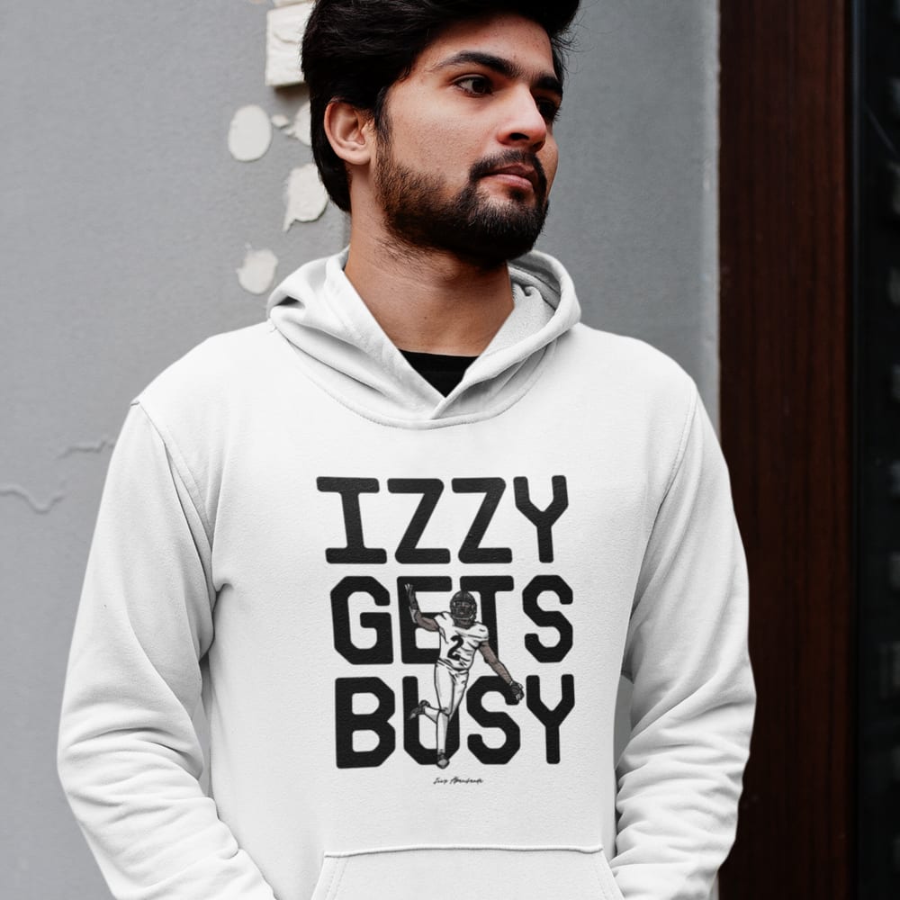 "Izzy Gets Busy" by Izzy Abanikanda, Hoodie