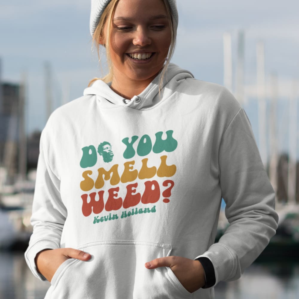 Do You Smell Weed ? by Kevin Holland Women's Hoodie, Dark Logo