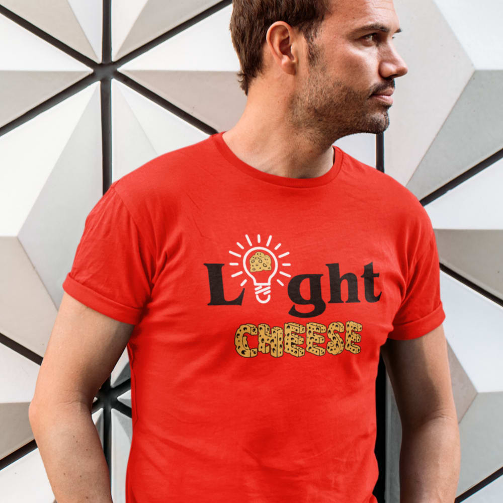 Lightcheese OG by Larry Moreno Men's T-Shirt, Black Logo