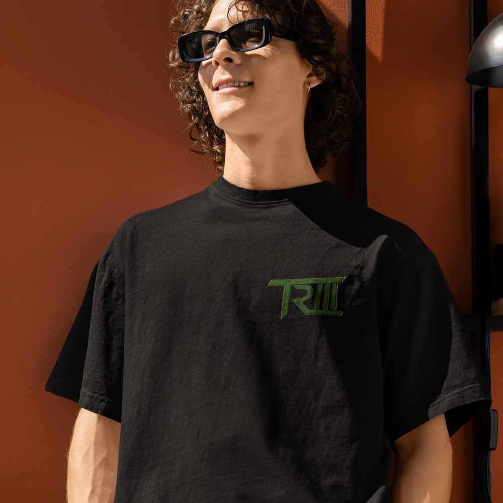 Thomas Reed "TR III" - Men's T-Shirt, Green Mini Logo