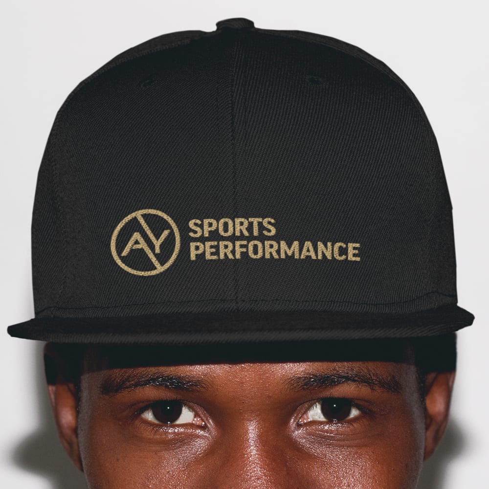 AY Sports Performance by Albert Young, Hat, Gold Logo