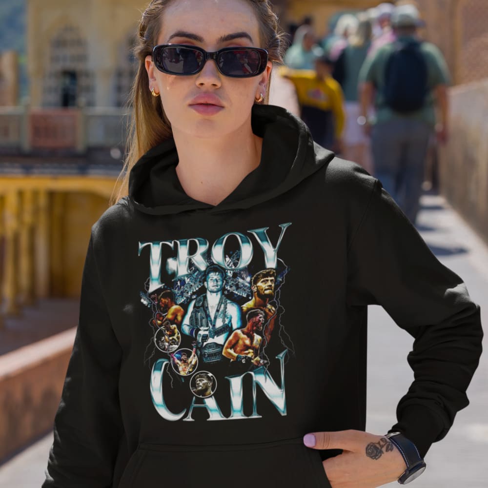 Troy Cain Women's Hoodie, Colored Logo