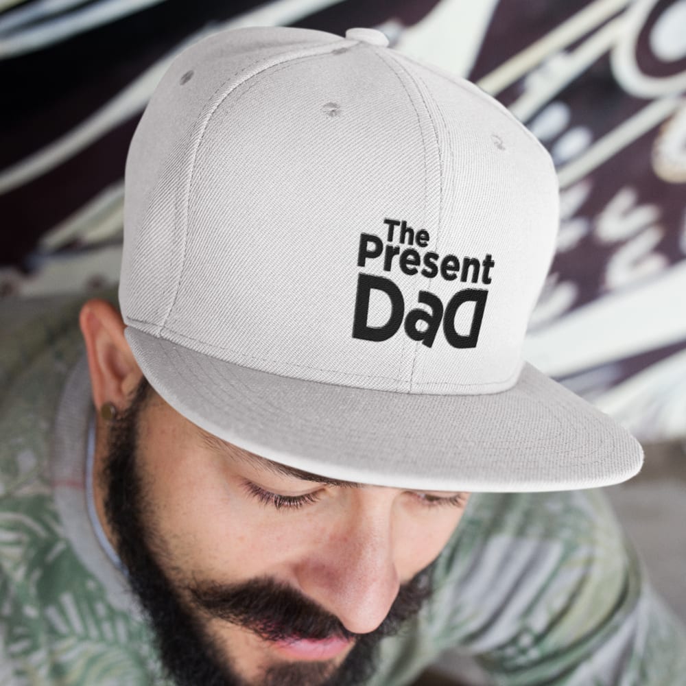  The Present Dad by George Jones Hat, Black Logo