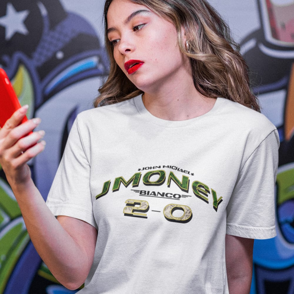 JMoney Bianco 2-0 Women's T-Shirt, Black Logo