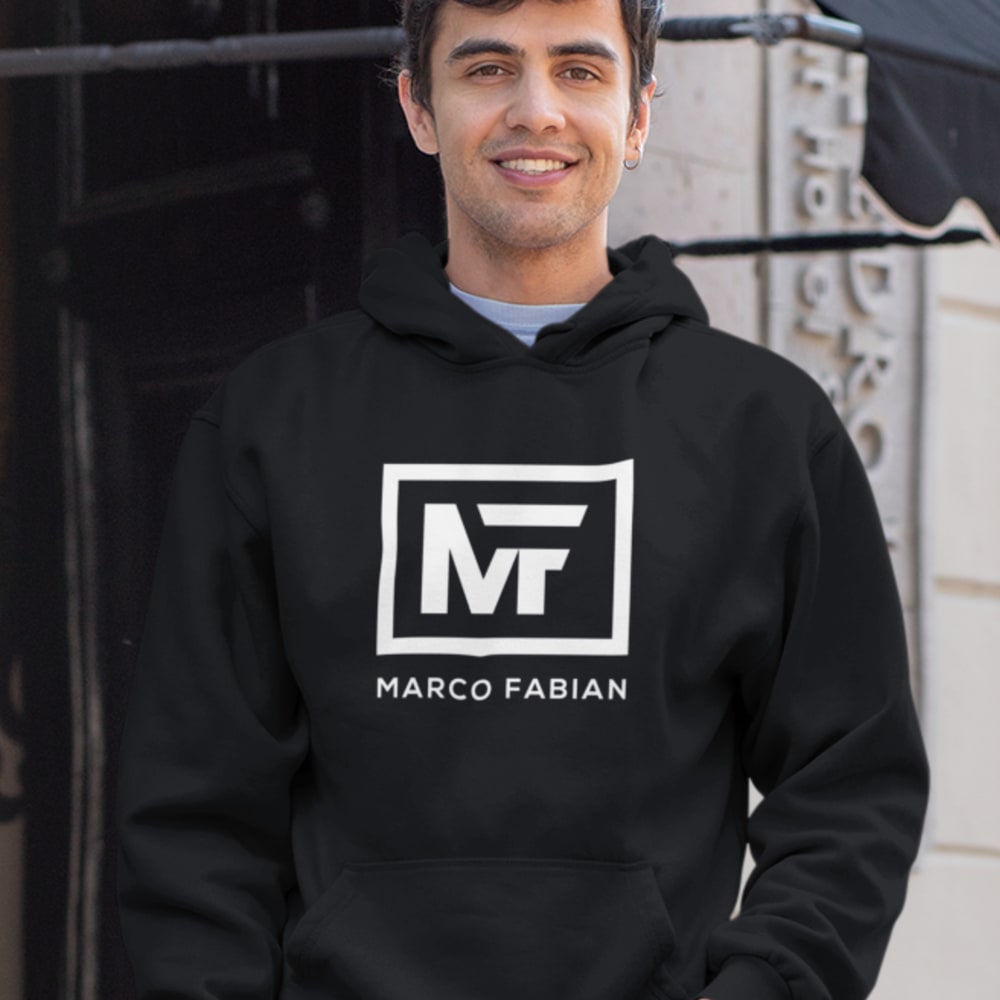 Marco Fabian, Men's Hoodie, White Logo