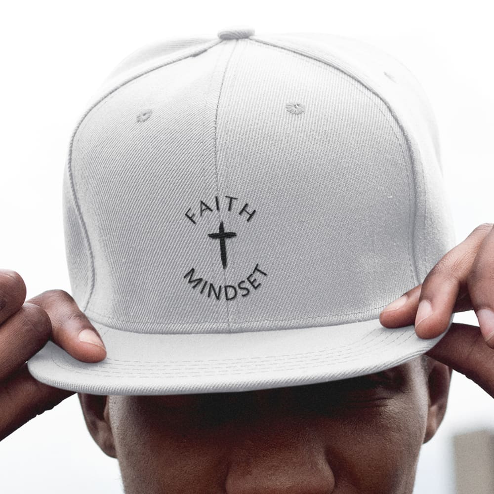 Faith Mindset by Martin Dominguez Hat, Black Logo