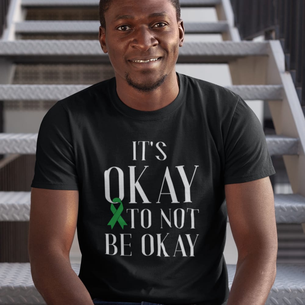It’s OKAY To Not Be OKAY by Autumn MacDougal T-Shirt, White Logo