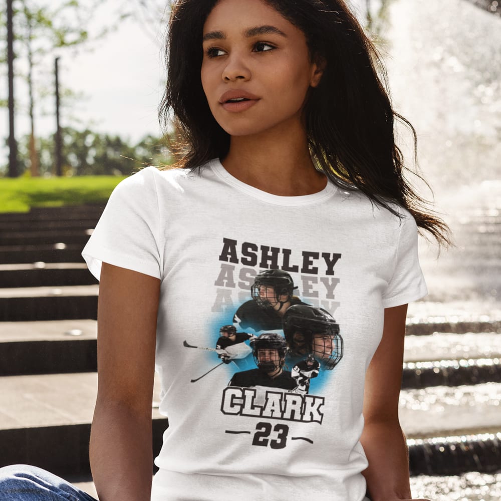 #23 Ashley Clark Unisex  Graphic T-Shirt, Dark Logo