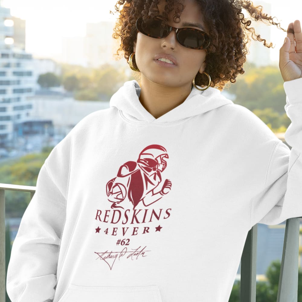 Redskins #62 by Anthony Laster Women's Hoodie