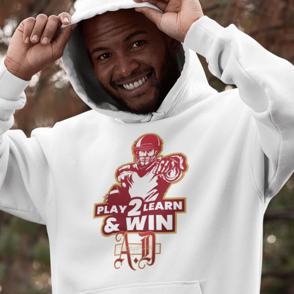 Play 2Learn & WIN by Anthony Laster  Men's Hoodie