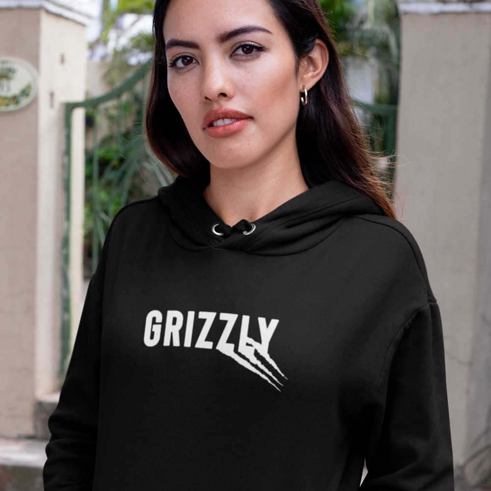 Grizzly by Claire Guthrie Women's Hoodie, White Logo